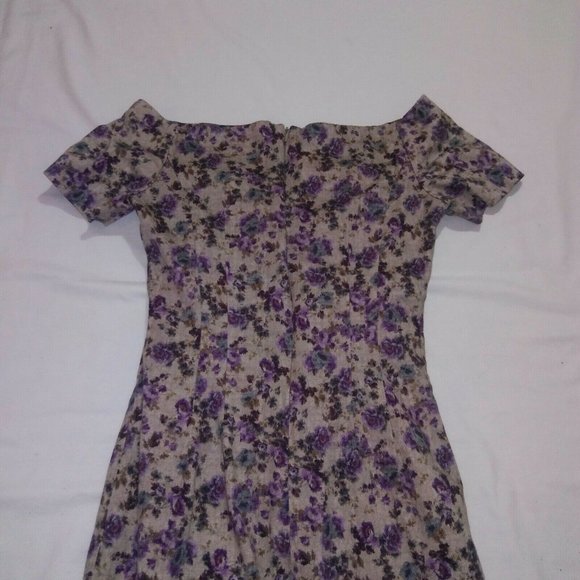 Zara Basic Size 5 Floral Print Sheath Dress - Picture 9 of 12